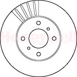 BENDIX 561463B Brake Disc